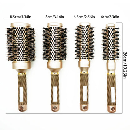 Aluminum Round Barrel Hair Curling Brush