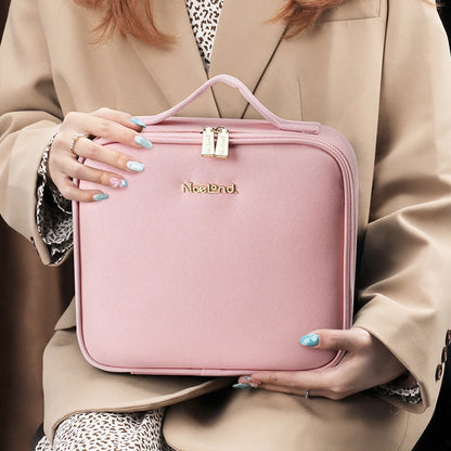 Portable Waterproof Makeup Train Case