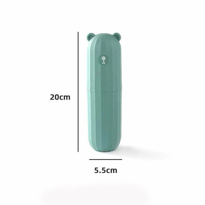 Cute Little Bear Travel Toothbrush Cup