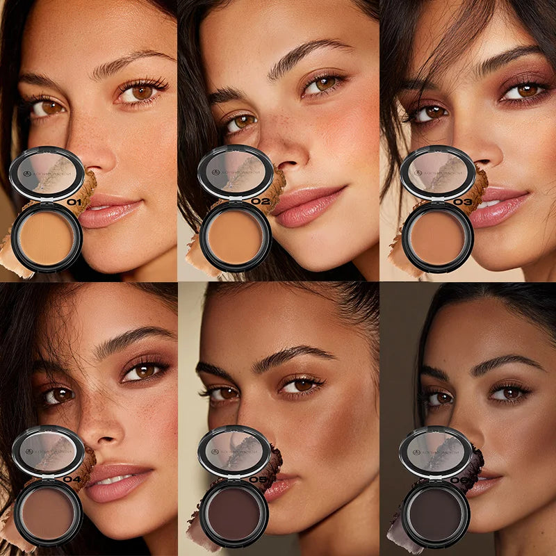 Six-Color Matte Bronze Powder