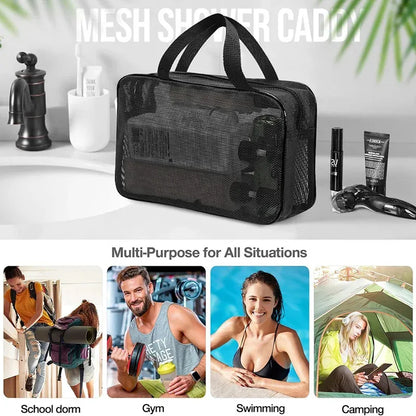 Large Mesh Shower Caddy Tote Bag