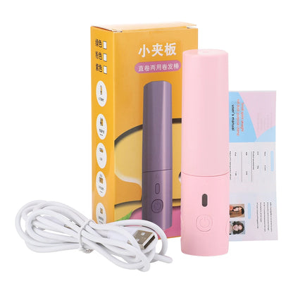 Portable USB Mini Hair Straightener and Curler