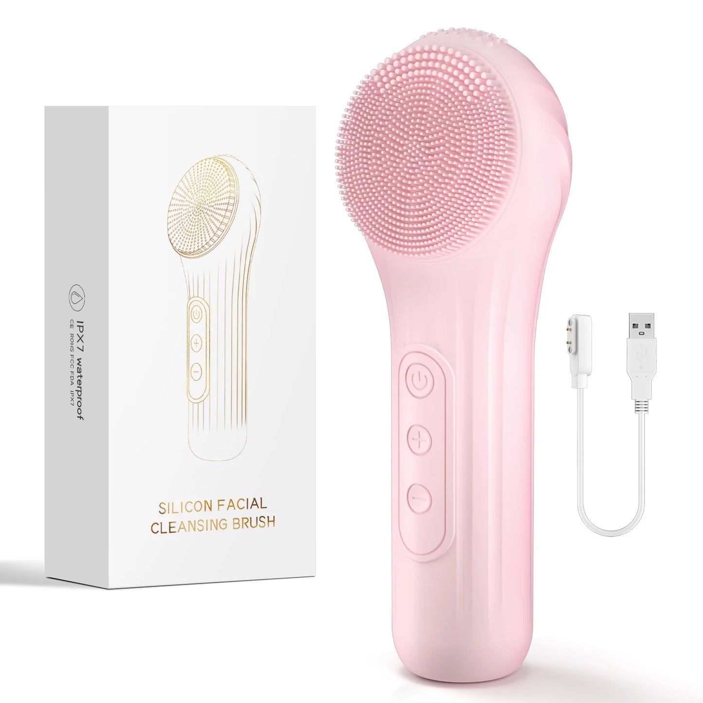 Rechargeable Sonic Facial Cleansing Brush