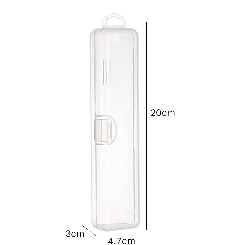 Transparent Makeup Brush Storage Box