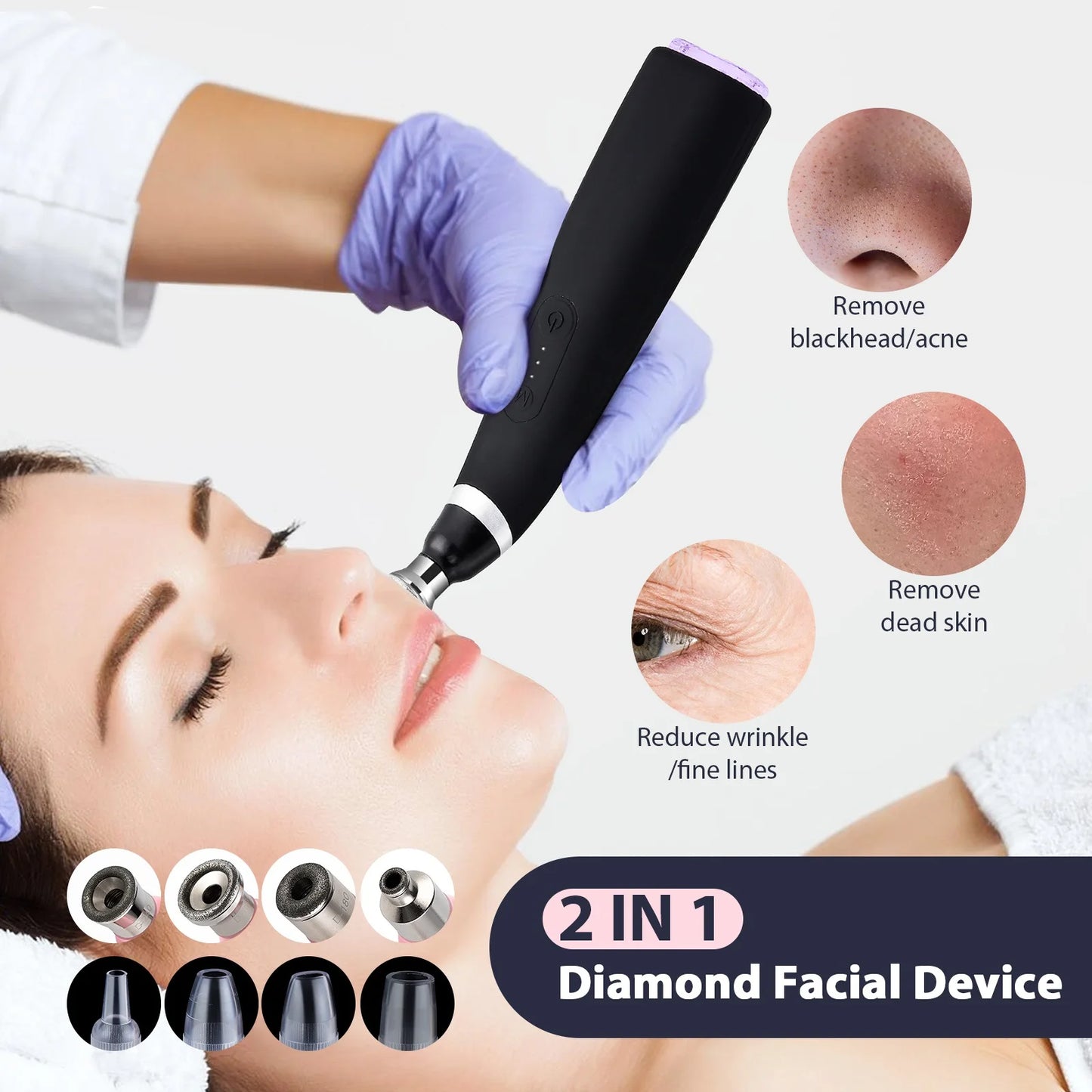 Portable Diamond Microdermabrasion Peeling Machine