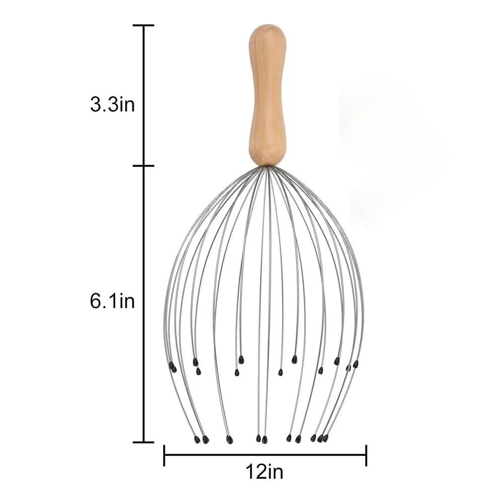 Octopus Scalp Head Massager