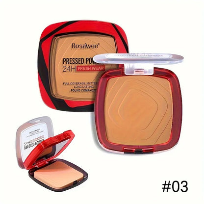 Matte Full-Coverage Pressed Powder Foundation