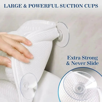 Luxury 4D Mesh Bath Pillow