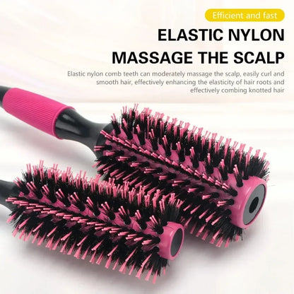 Round Tube Curly Hair Styling Brush for Salon and Barbers
