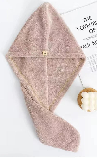 Microfiber Quick-Dry Hair Wrap Towel Turban