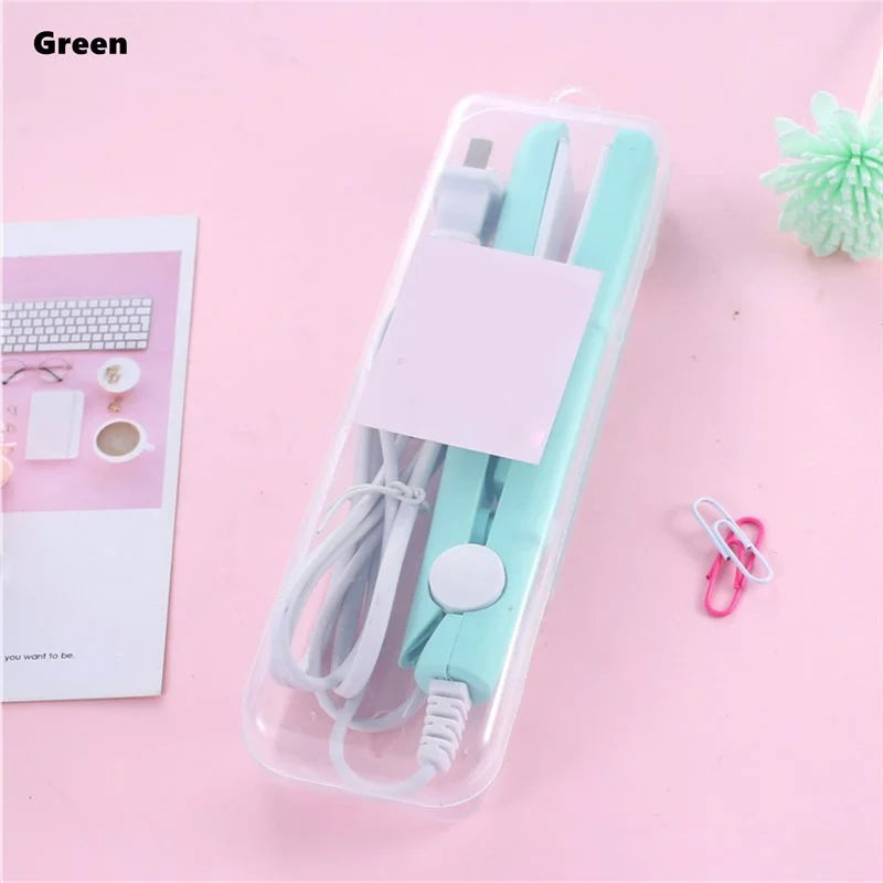 Mini Ceramic Hair Straightener and Curler
