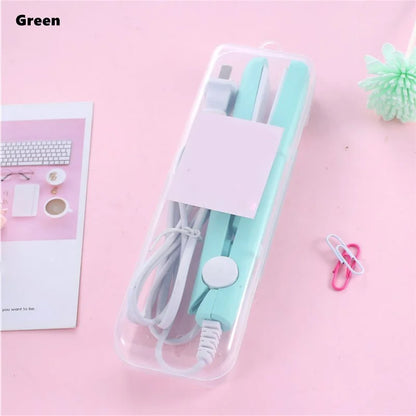 Mini Ceramic Hair Straightener and Curler