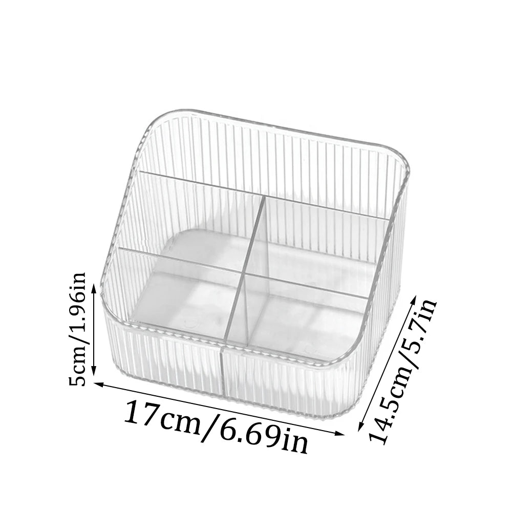 Multi-Grid Trapezoid Cosmetic Storage Box