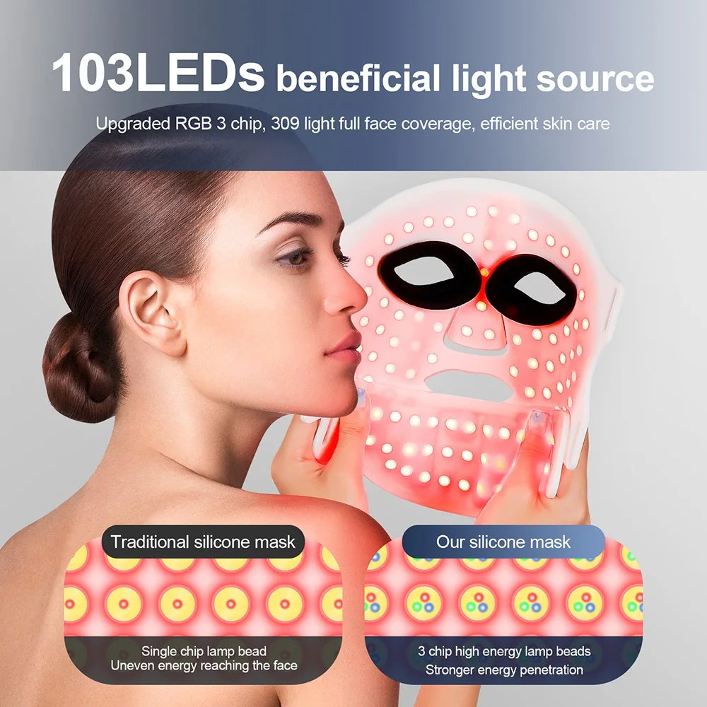 Flexible Silicone LED Mask