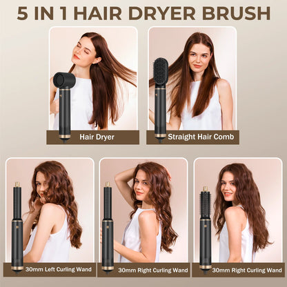 5-in-1 Negative Ion Multifunctional Hair Dryer