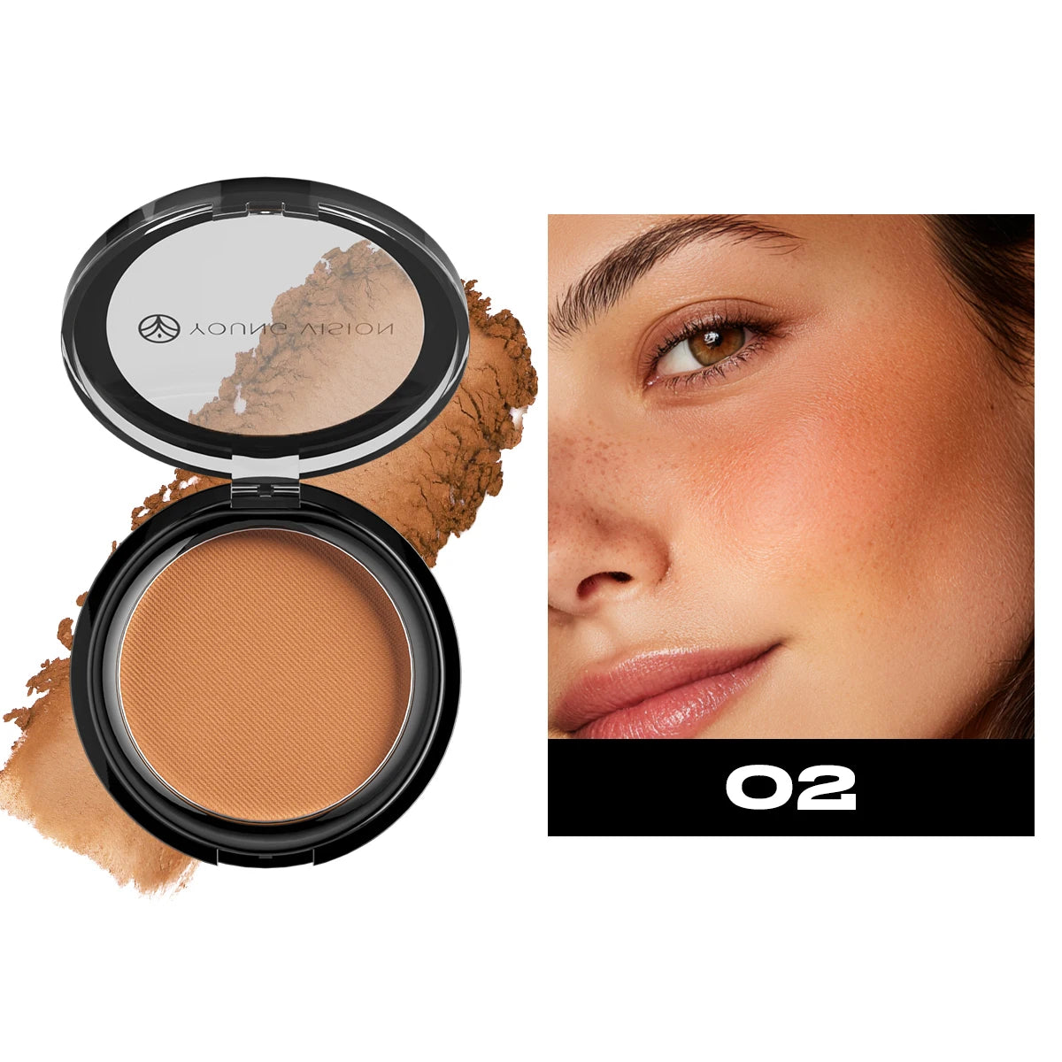 Six-Color Matte Bronze Powder