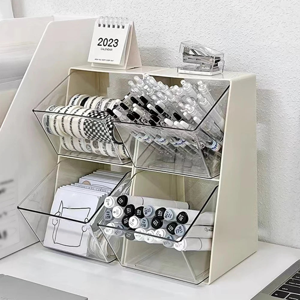 Clear Acrylic Desktop Shelf Organizer