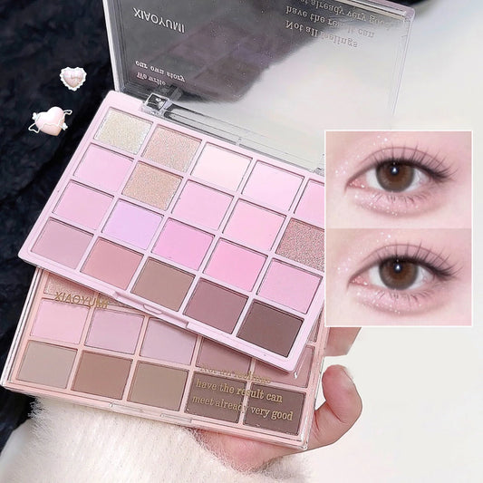 Twenty-Color Warm Rose Eyeshadow Palette
