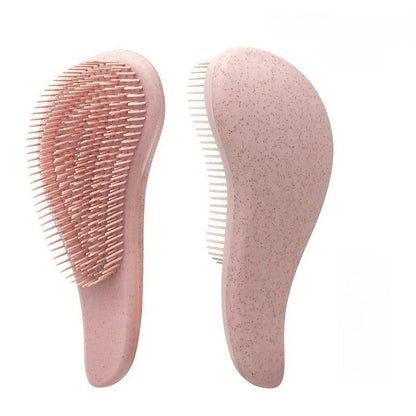 Wheat Straw Anti-Static Scalp Massage Detangling Hair Styling Brush