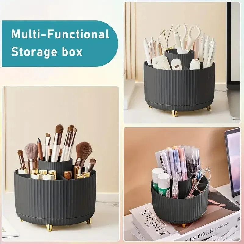 360° Rotating Makeup Brush Holder