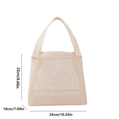 Large-Capacity Mesh Travel Makeup Bag