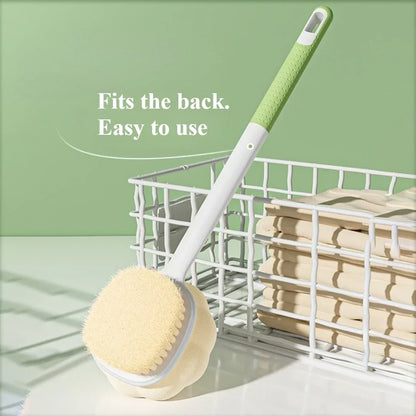 Double-Sided Long Handle Bath Brush