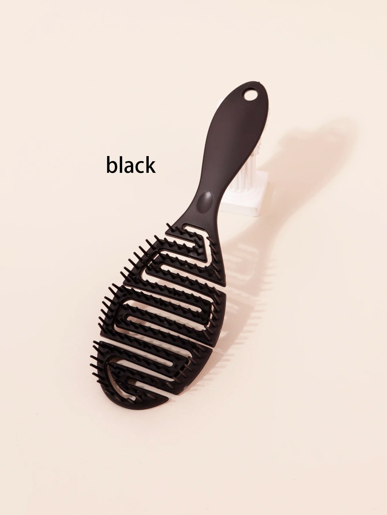 Hollow Ribbed Oval Scalp Massage Comb