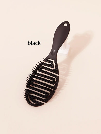 Hollow Ribbed Oval Scalp Massage Comb