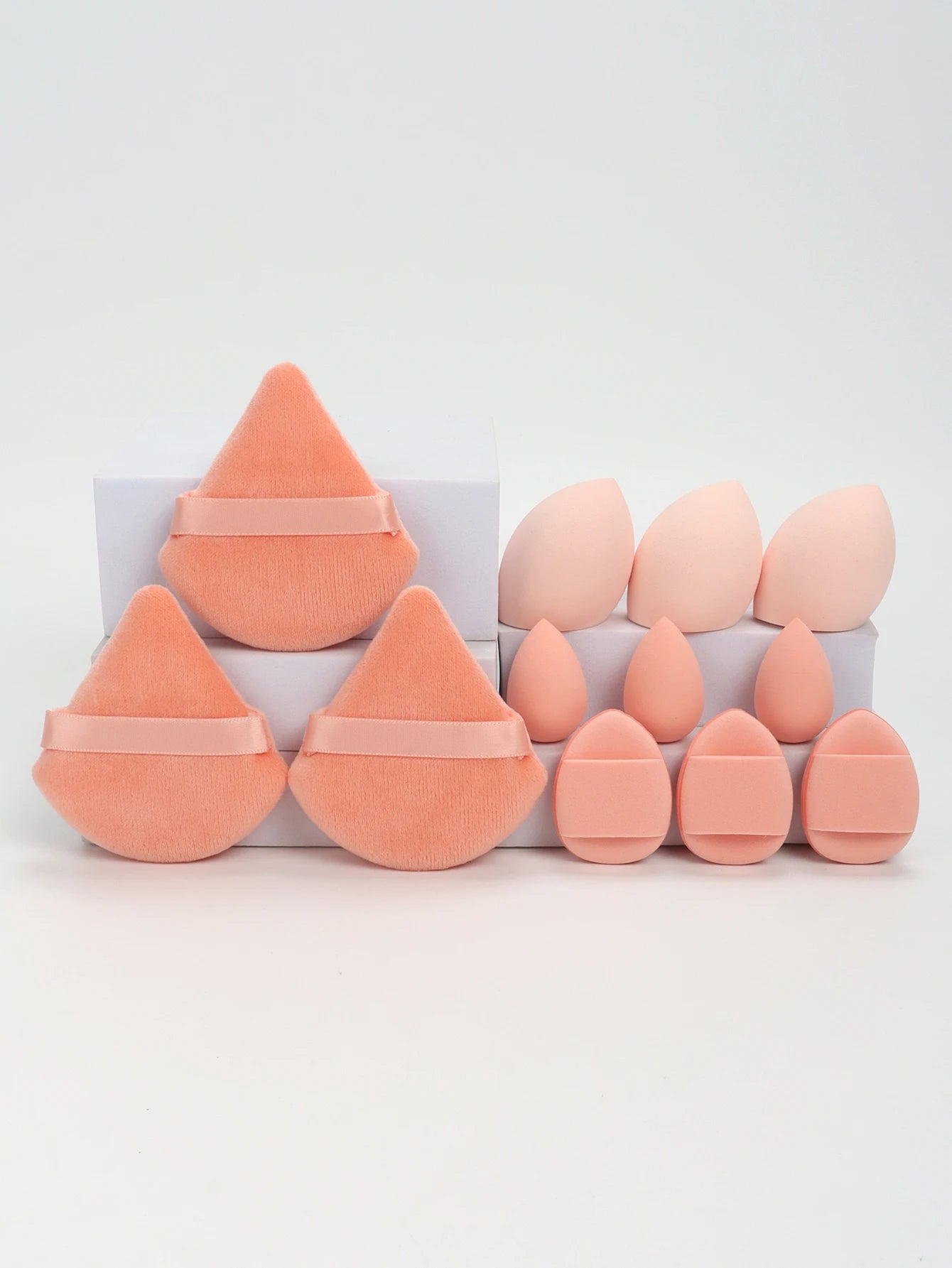 12-Piece All-Purpose Makeup Sponge and Puff Set