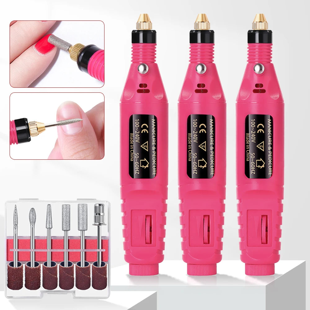 Professional Electric Nail Drill Machine Set