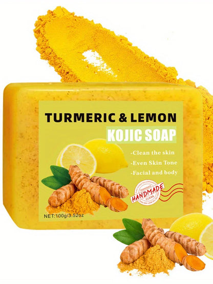 Lemon Turmeric Kojic Acid Soap Set