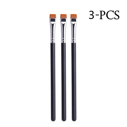 Ultra-Thin Flat Eyebrow and Eyeliner Brush