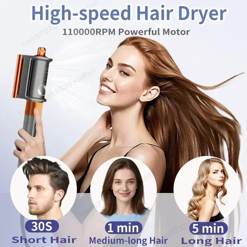 6-in-1 High-Speed Negative Ion Hair Styler Dryer