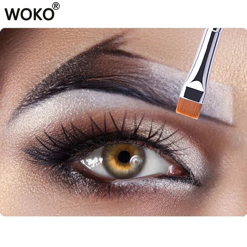 Ultra-Thin Flat Eyebrow and Eyeliner Brush