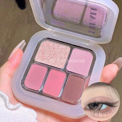 5-Color Punk Smokey Eyeshadow Palette