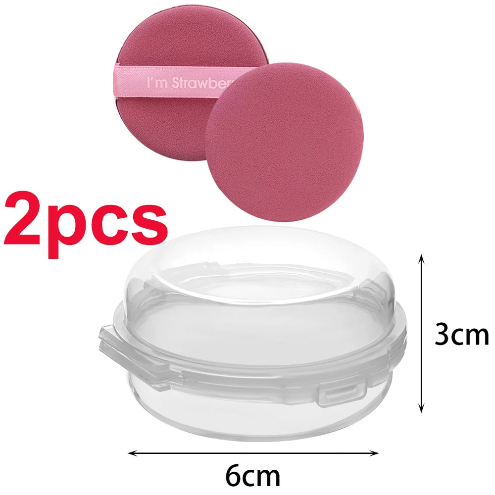 Double-Layer Folding Powder Puff Storage Box
