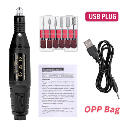Powerful Electric Nail Drill Machine Set