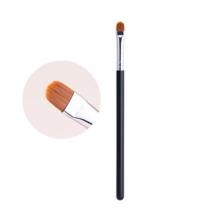Ultra-Thin Flat Eyebrow and Eyeliner Brush
