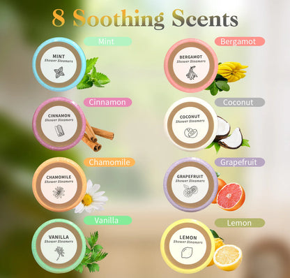 8-Piece Aromatherapy Bath Bomb Set