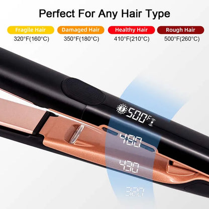 Ionic Keratin Hair Straightener and Curler