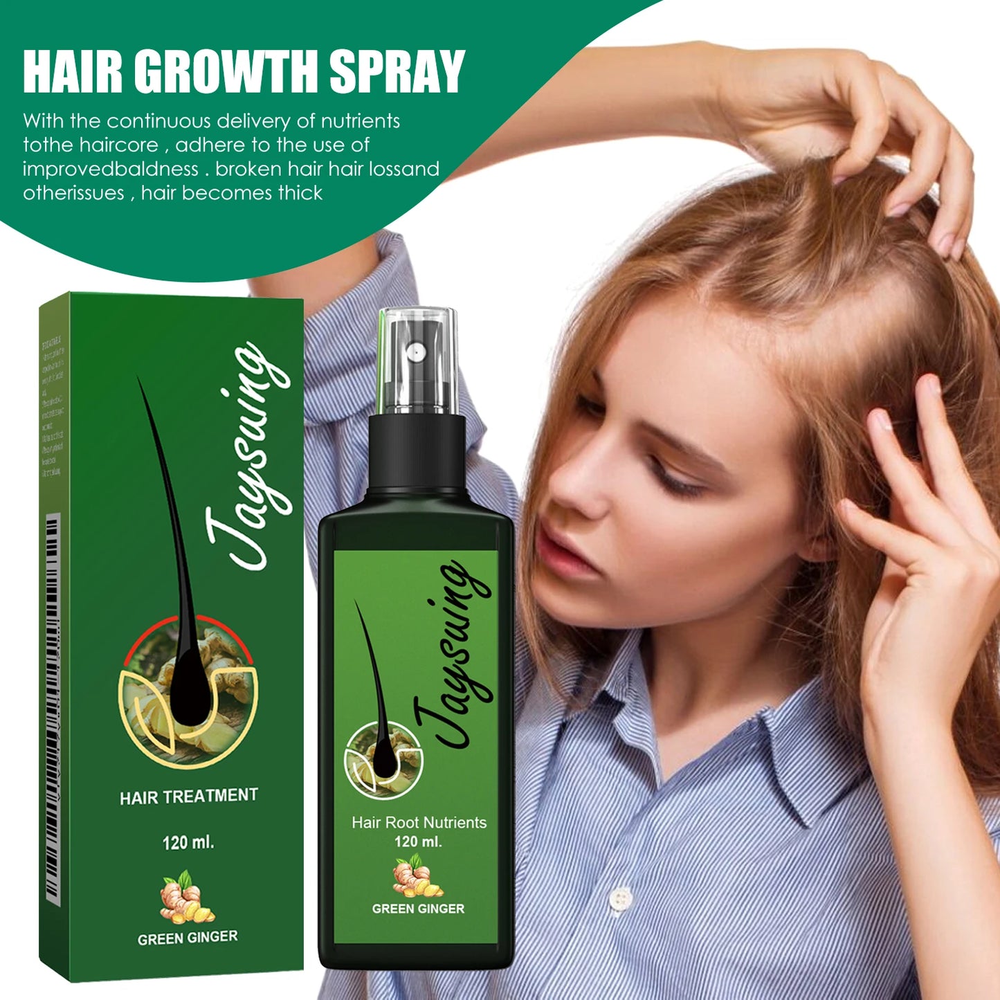 Ginger Hair Growth Spray