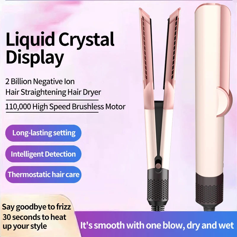 2-in-1 Ionic Hair Straightener and Dryer