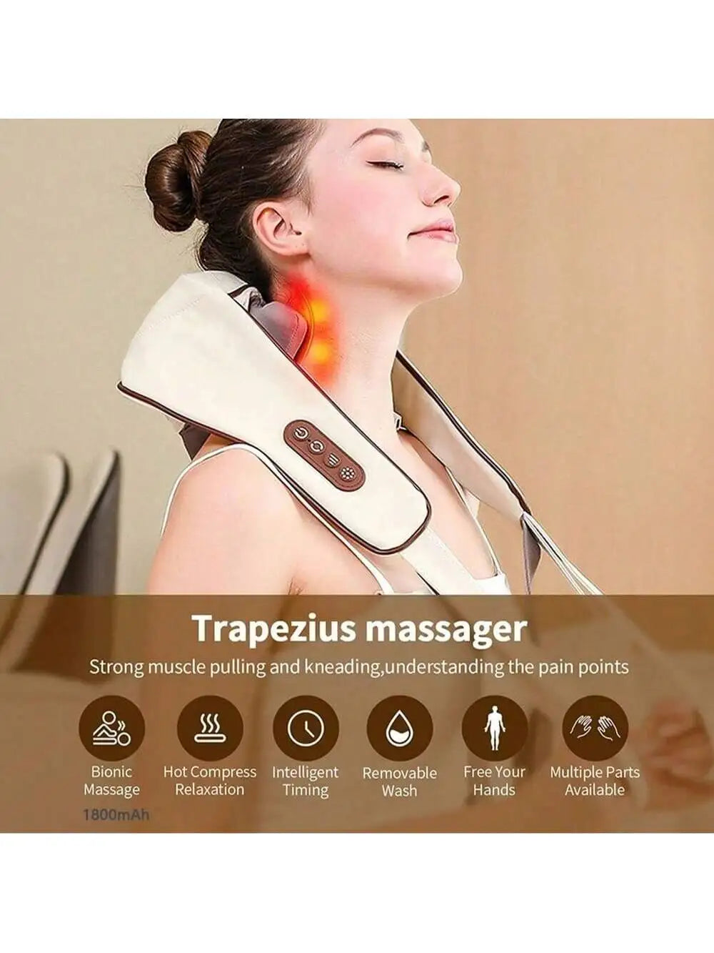 Wooden Manual Massage Roller