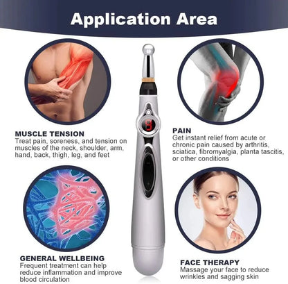 Electronic Acupuncture Meridian Massage Pen