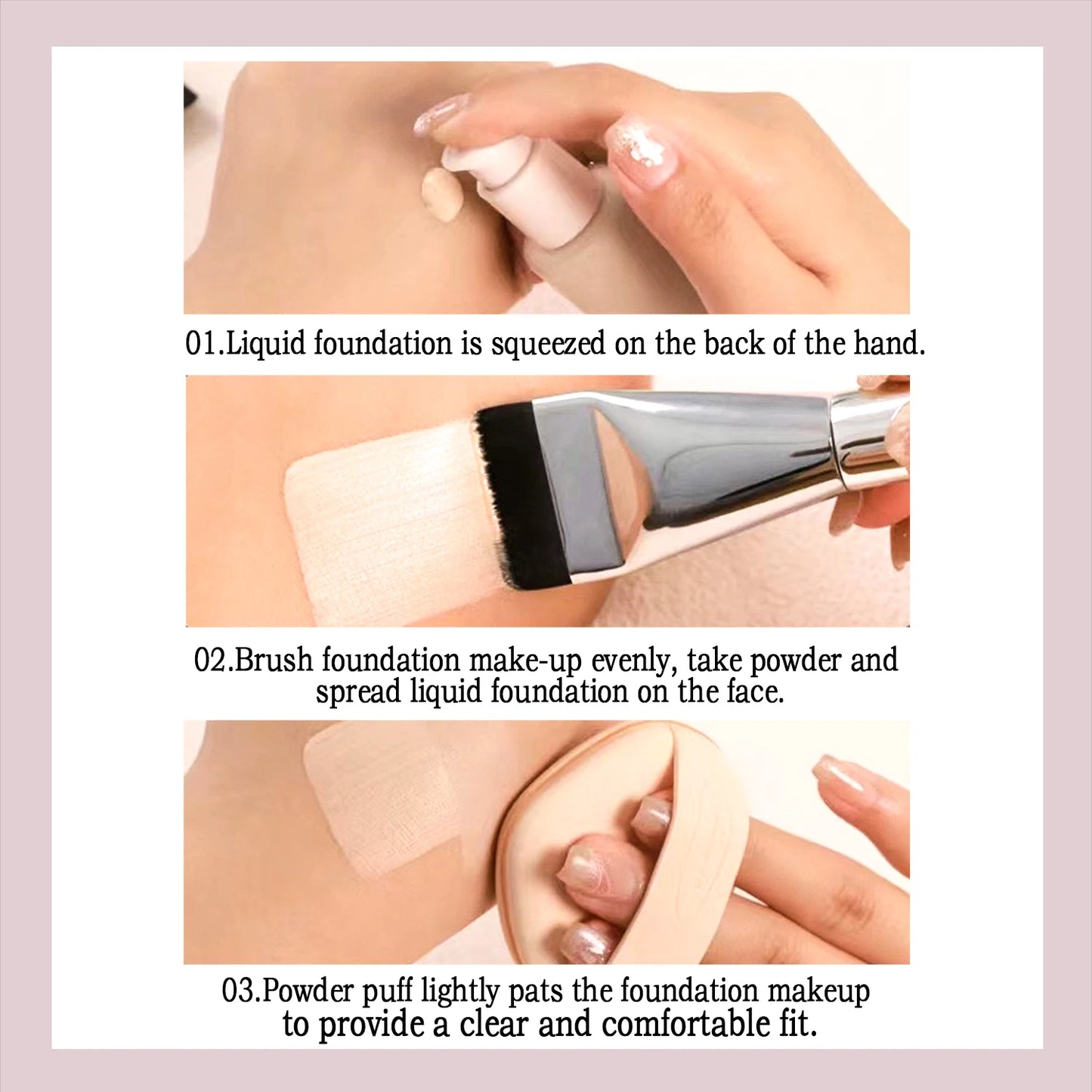 Ultra-Thin Flat Foundation Brush