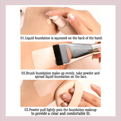 Ultra-Thin Flat Foundation Brush