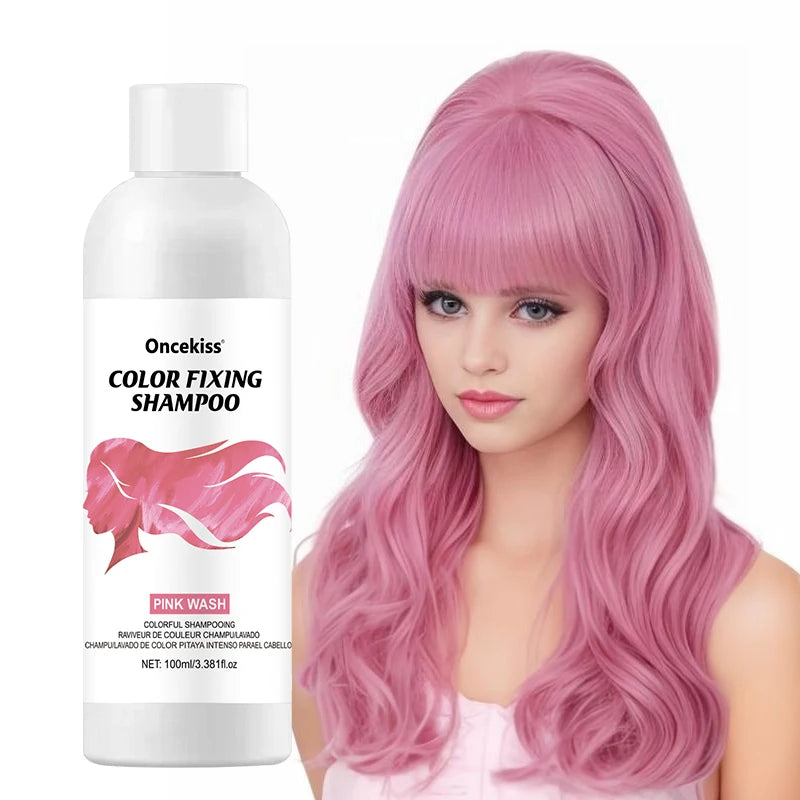 Semi-Permanent Color Protecting Hair Coloring Shampoo