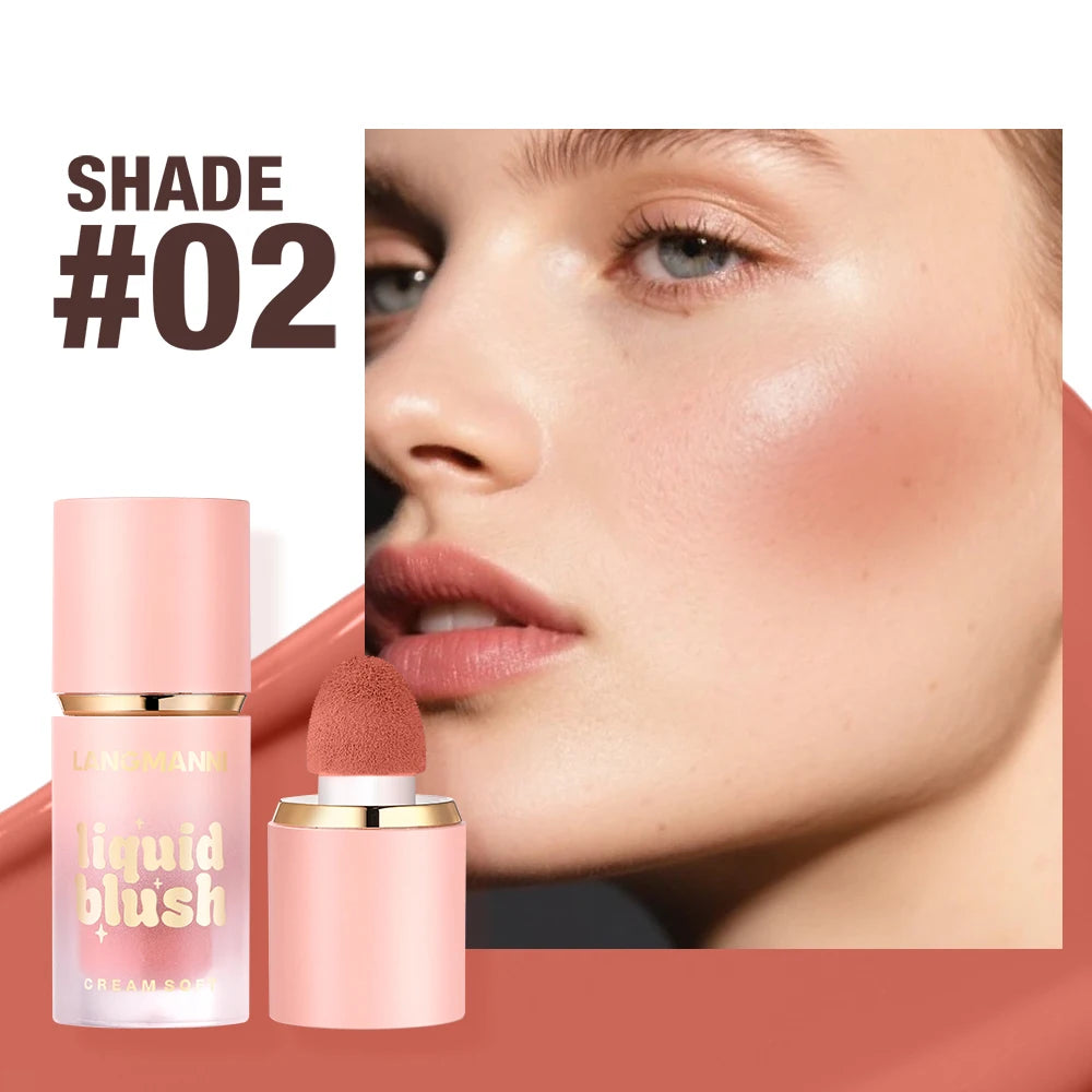 Six-Color Matte Liquid Blush