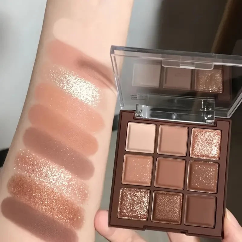 Chocolate 9-Color Eyeshadow Palette