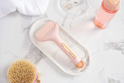 Pink Ice Roller Face Massager